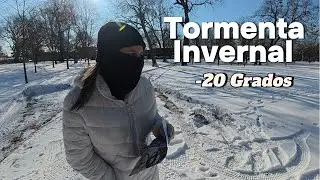 Caos Y Belleza en una Tormenta Invernal en Estados Unidos