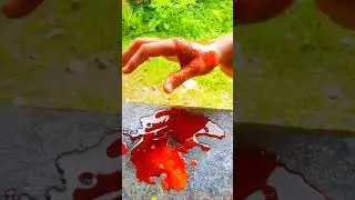 how to make fake blood easily#shorts  #M4TECH#FISHING_FREAKS #E BULL JET