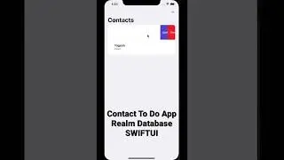 SwiftUI - Build a To Do List App from scratch with Realm and Singleton Design Pattern in Hindi.