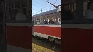 Tatra T3SU, б/н 5785 маршрут №2 на Аральском узле