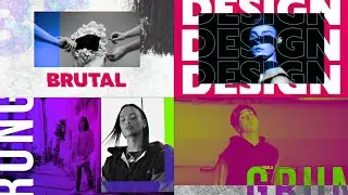Intro in grunge style  | After Effects template
