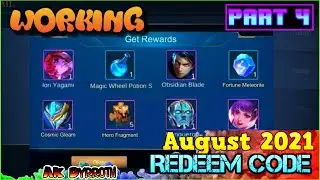 NEW REDEEM CODES MOBILE LEGENDS | ML REDEEM CODES | PART 4