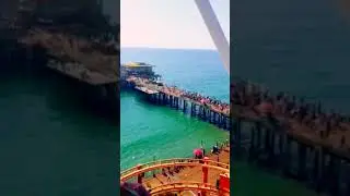 Me and my mom at the SANTA MONICA Ferris wheel October 1, 2017