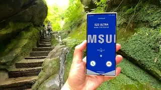 Incoming Call in Forest Samsung Galaxy S23 Ultra