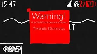 Battery low animation | weird or funny animation | FlipaClip