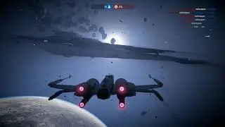 Star Wars Battlefront 2: Space Battle Gameplay #3 - 60 FPS