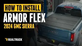How to Install RealTruck UnderCover Armor Flex Hard Folding Tonneau Cover on a 2024 GMC Sierra 1500