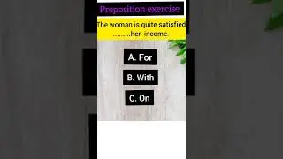 preposition exercise