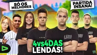 4 VS 4 COM A LOUD, NOBRU E A STE!! GANHAMOS?!