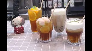 Làm trà sữa, trà đào, trà vải từ trà đen đơn giản mà siêu ngon đó nhaaa