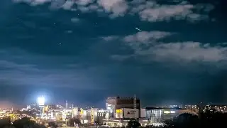 ISS flight over Poland! International Space Station