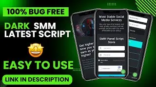 Dark smm panel script | Smm panel script | Latest Smm panel script |