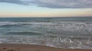Море, шум моря, морские волны, небо, горизонт, песок