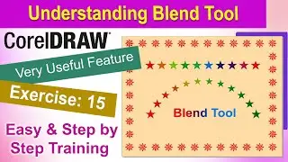 How to Use Blend Tool in CorelDRAW | Beginner Tutorial