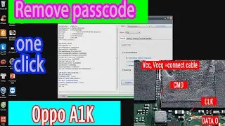 Oppo A1k Password Unlock | Oppo CPH1923 Hard Reset with MK EMMC