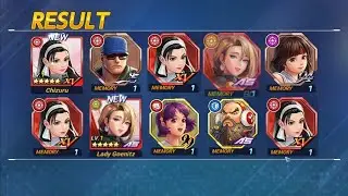 The Luckiest Summon Pull Ever Kof All Star Ex Fighter Pick Up Summon Vol.11