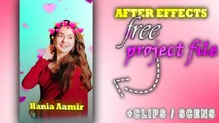 HANIYA AAMIR EDIT🥵 | Instagram edit✨ | After Effects Free Project (clips/scene)🖇️