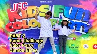 JFC Kids Fun Color Party Part 2 Game Challenge, Color Party, Zumba Party
