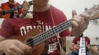 Катюша на мелодике и укулеле