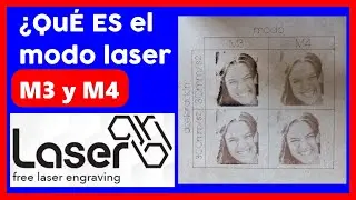 🔥💥 MODO LASER M3 y M4 en LaserGRBL | eliminar sobrequemado | reducir tiempo de grabado