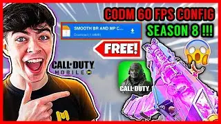 How to unlock 60 Fps & Max Graphics Codm Global / Garena Best 60 Fps Config For Cod mobile Season 8