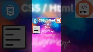 Text Alignment in Html / CSS | #shorts #youtubeshorts #ytshorts #coding #html #css #webdesign