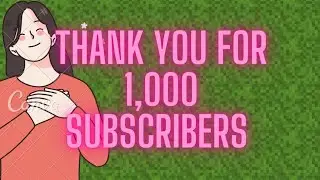 First 1000 SUBSCRIBERs! 