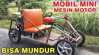 BISA MUNDUR... MOBIL MINI RAKITAN MESIN MOTOR (TANPA GARDAN)