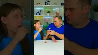 OH NO Funny Dad and Daughter with Chupa Chups!😂