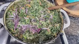 Precious Cannot Cook. She Made NDOLE With Spinach - No Bitterleaf, No Problem! Easy Ndole Recipe