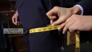 How to Measure the Thigh for a Custom Suit