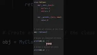 Using the __getattr__ method to dynamically handle attribute access in a class 
