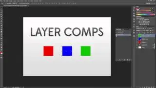 Photoshop Tutorial: Using Layer Comps to Make Different Layouts  -HD-
