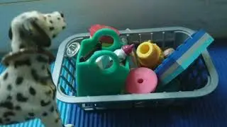 Schleich : в магазине с младшим братом.