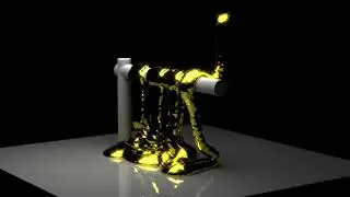 Blender Viscosity Animation