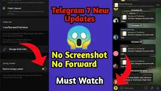 Telegram 7 New updates features | Telegram New update 2021 | Telegram new features 2021