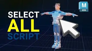 Free Maya Script: Select ALL Animation Controls