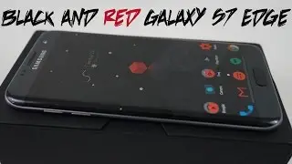 Top Android Custom Themes: Black and Red for Galaxy S7 Edge!