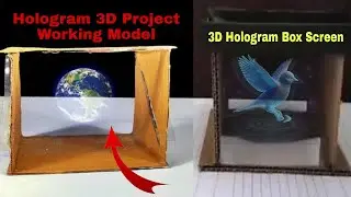 Making Hologram 3d Project Working Model #diy