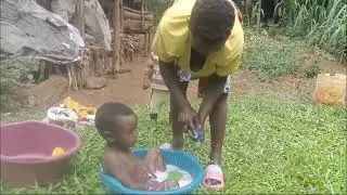 Bath Time Routine /African Village Life