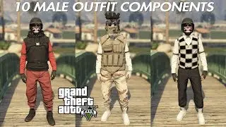 (OUTDATED MERGING COMPONENTS)GTA 5 ONLINE 10 MALE OUTFIT COMPONENTS