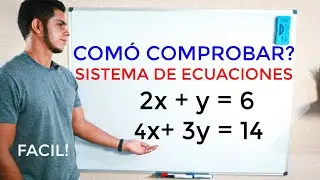 Como COMPROBAR UN SISTEMA DE ECUACIONES