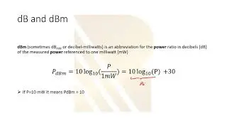 what is dB dBm in radio frequency? what is dbm in electronics? decibel in electrical engineering. #7