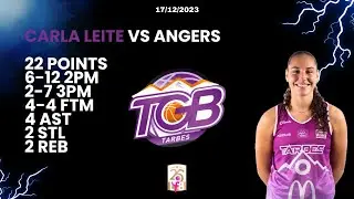 LFB J10 - CARLA LEITE 22 PTS HIGHLIGHTS VS ANGERS