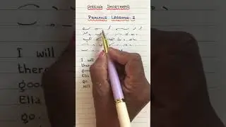 @ruth.shorthand - Write with me - Practice Lesson - 2 - Gregg Shorthand