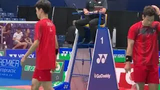 KO Sung Hyun/SHIN Baek Cheol vs Hiroki OKAMURA/Masayuki ONODERA YONEX US Open 2019 Badminton SF MD