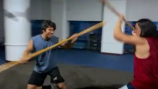 Quarterstaff Fight - Level 1 - John & Paul