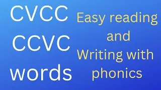 what are CVCC/CCVC words 