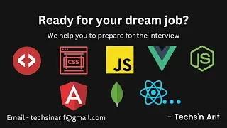 web technologies | Interview preparation | Techs'n Arif