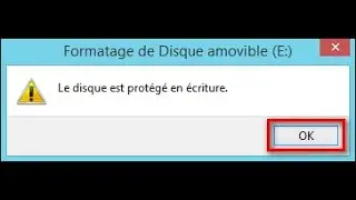 disque proteger en ecriture | USB مشكل تشطيب